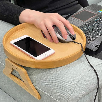 The CouchBuddy™ Bamboo Tray