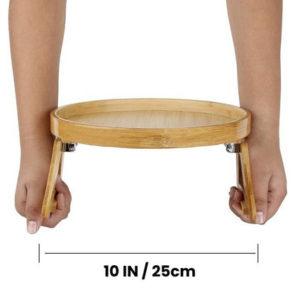 The CouchBuddy™ Bamboo Tray